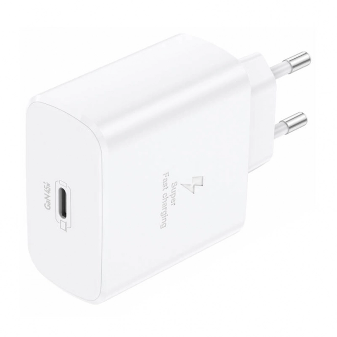 Foneng gyorstöltő GaN technológiával, USB-C, 45W, fehér