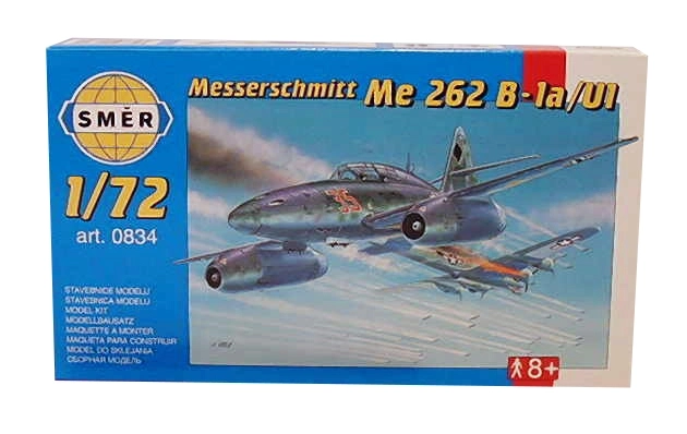 Messerschmitt Me 262 B-1a/U1 repülőgép modell 1:72