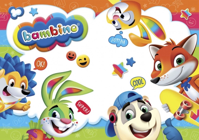 Bambino kétoldalas színes ceruzák 24/48 színnel és hegyezővel