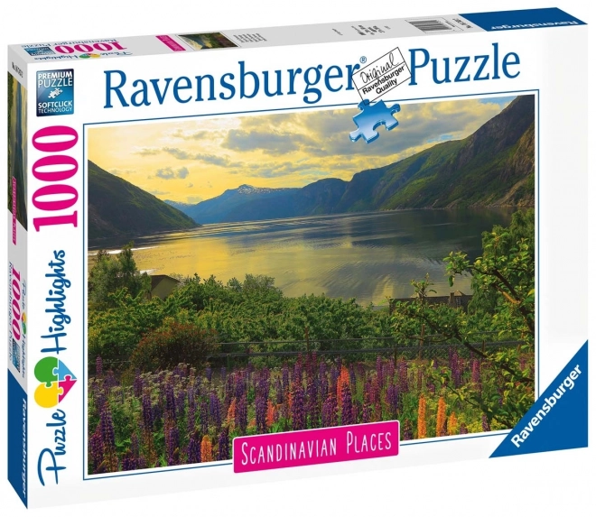 Norvég fjord puzzle - Ravensburger 1000 darabos