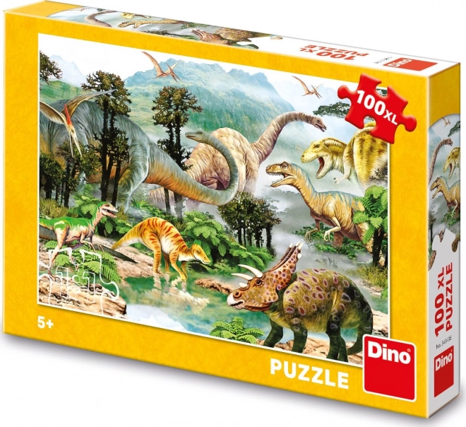 Dino Puzzle – Dinoszauruszok Világa 100 Darab