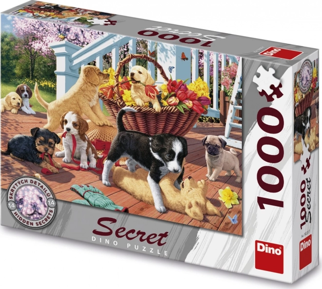 Kutyakölykök titkos puzzle gyűjtemény - 1000 darabos