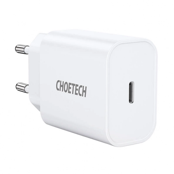 Gyors Usb-C Töltő Fehér 20W Choetech