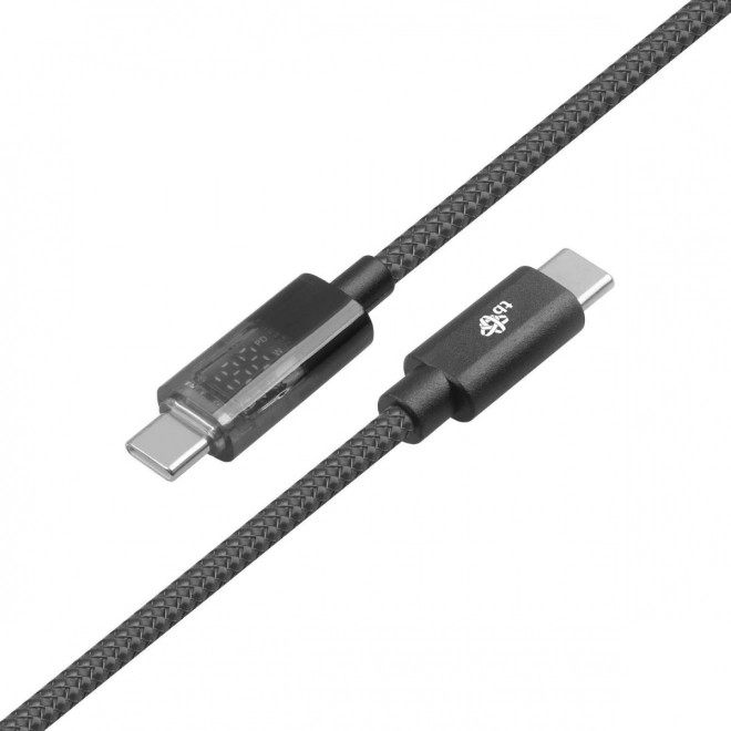USB-C - USB-C kábel LED töltési teljesítményjelzővel (1 m, 100 W)
