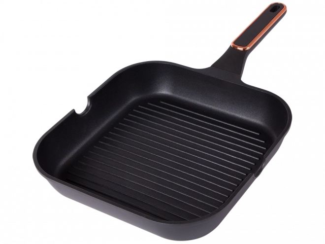 KingStyle grill serpenyő 28 cm, tapadásmentes bevonattal