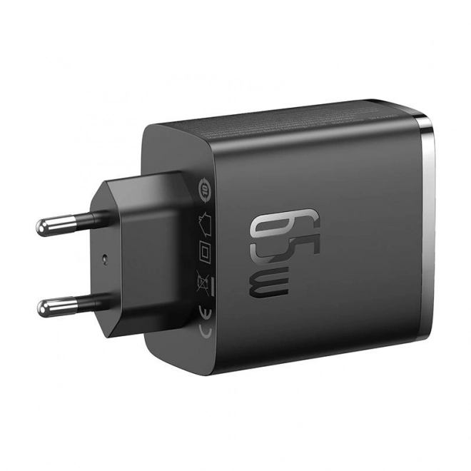 Baseus OS-Cube Pro fali töltő, 2xUSB-C + USB, 65W, fekete