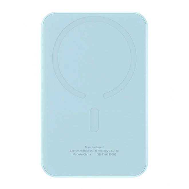 Baseus magnetikus mini powerbank 5000mah 20w kék