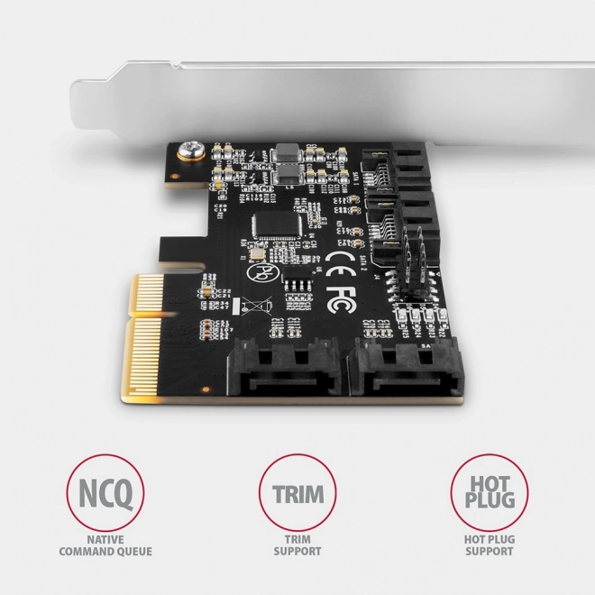 PCIe 4-port SATA vezérlő