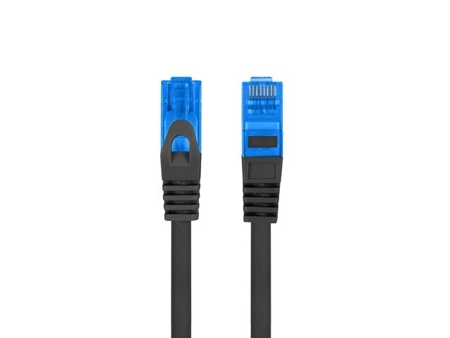 Kategória 6A S/FTP Patchcord - 1m, fekete