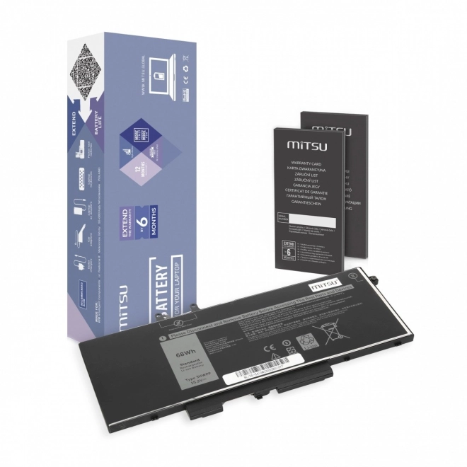 Dell Latitude laptop akkumulátor - MITSU