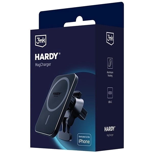 Hardy MagCharger 15W mágneses autós telefontartó