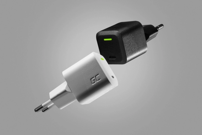 Fehér GC PowerGaN 33W USB-C gyorstöltő