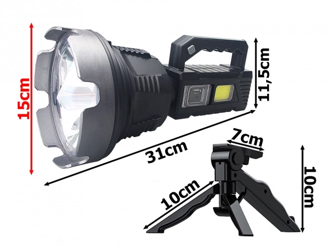 Stativos reflektor Cree LED XHP90 COB