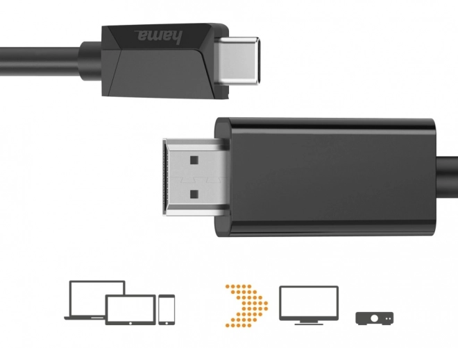 USB-C HDMI kábel 4K 3 méter Hama