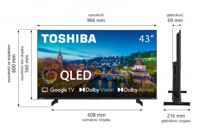 QLED 43 hüvelykes televízió