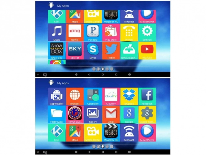 Multimédia lejátszó Android 4K Smart TV Box