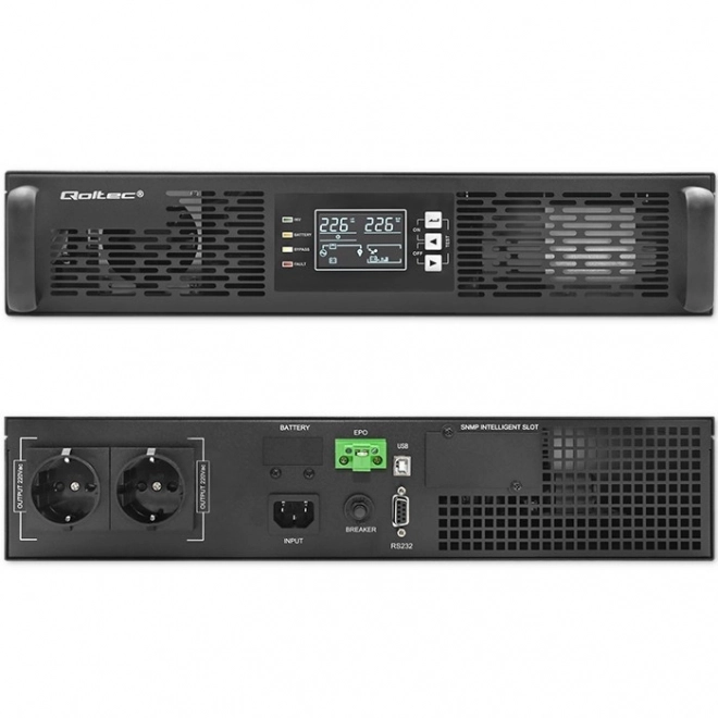 Biztonsági áramforrás UPS rack 1kVA
