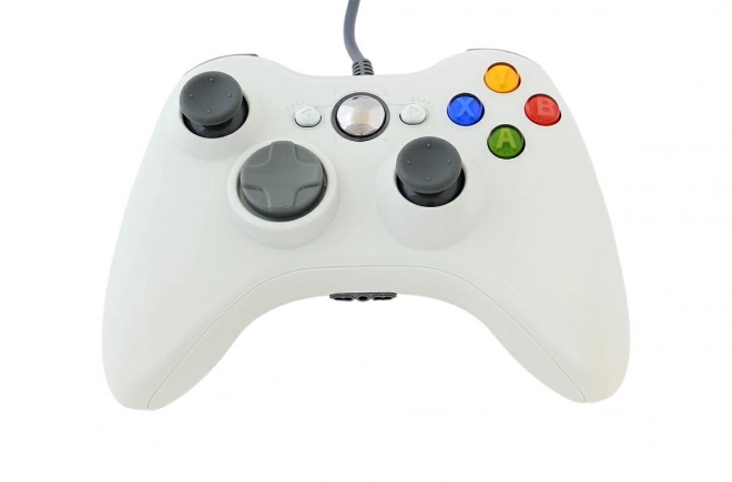 Vezetékes Xbox Stílusú Kontroller PC-hez és XBOX 360-hoz Fehér