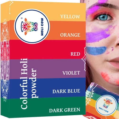 Színes Holi por – készlet 6×100 g