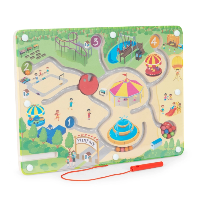 Vidámpark egyetlen táblán