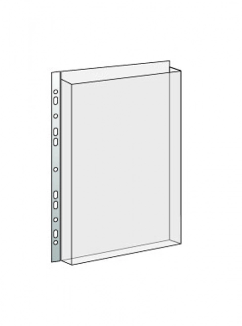 Átlátszó prospektustartó PP eurofül 180 mikron 240x310x20mm