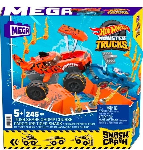 Hot Wheels tigriscápa építőkészlet