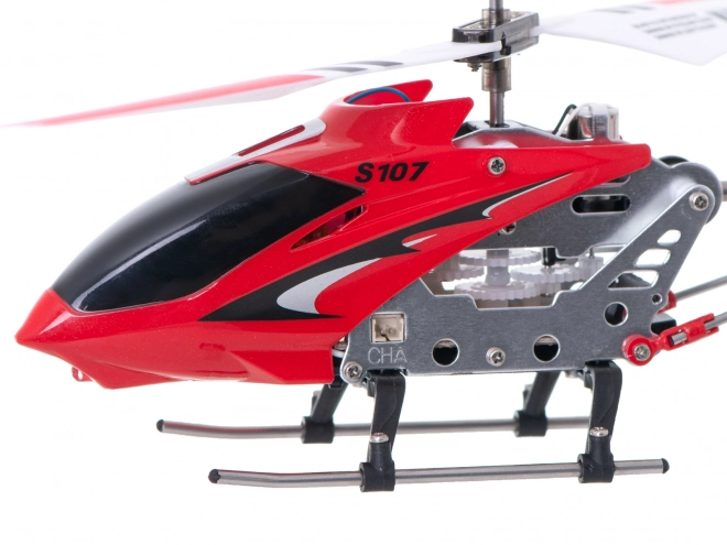 Rc távirányítós helikopter szymma s107g kék – Piros