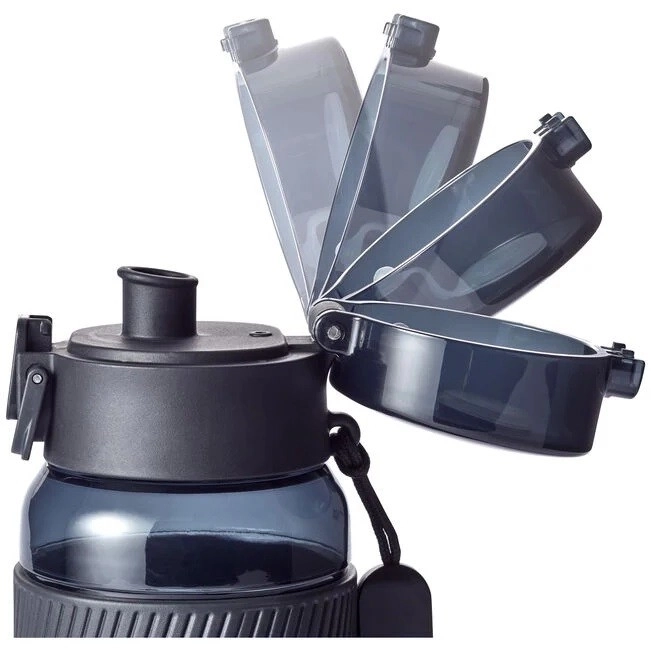 Tritán palack 680 ml fekete