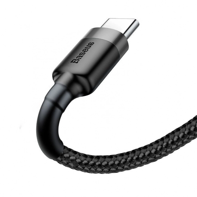 Baseus cafule usb-c kábel 3m fekete-szürke