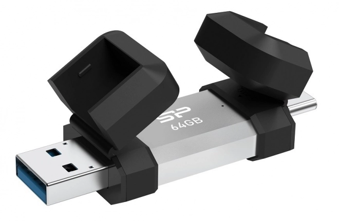 Pendrive USB-A és USB-C csatlakozóval, 64GB, 120 MB/s