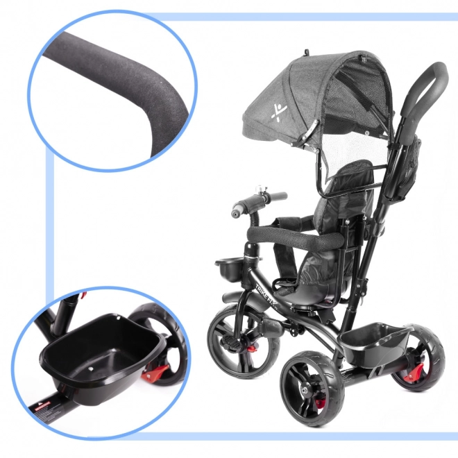 Szürke Trike Fix Lite háromkerekű bicikli – Szürke