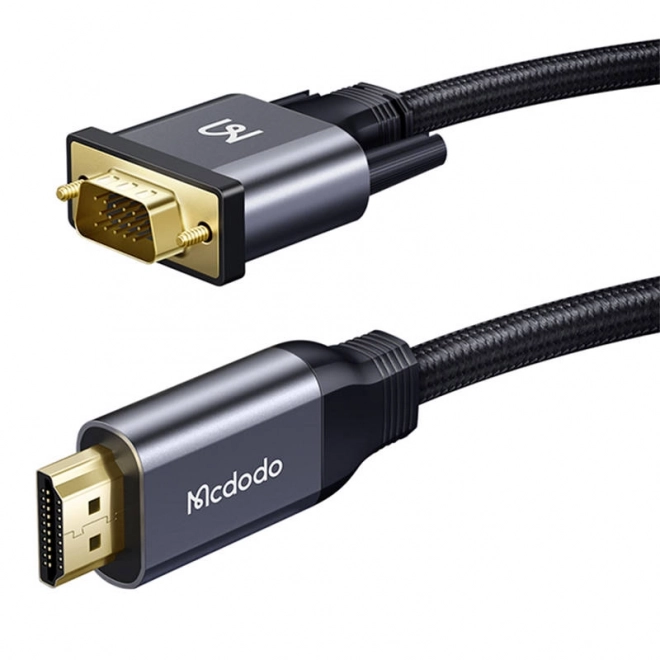 Mcdodo HDMI-VGA adapter, 2 m (fekete)