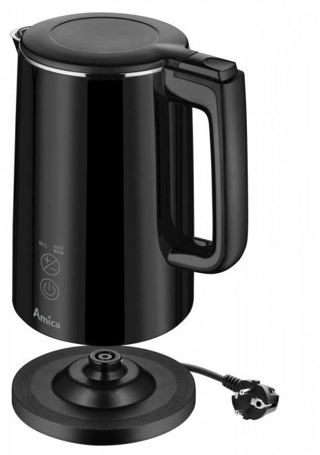 Digitális vízforraló 1.5L - fekete