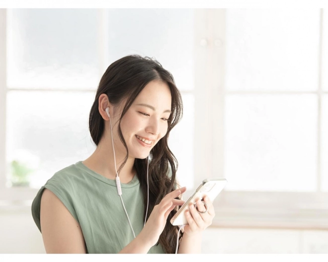 Fehér USB-C fülhallgató Gumy Connect