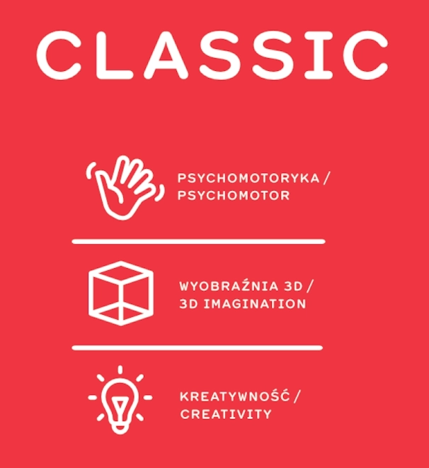 Konstruktor Classic 210 darabos építőkészlet
