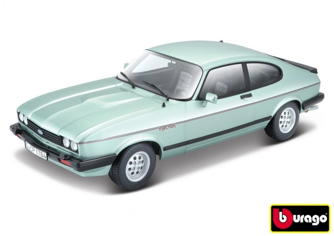 Bburago 1:24 Plus Ford Capri 1982 világoszöld