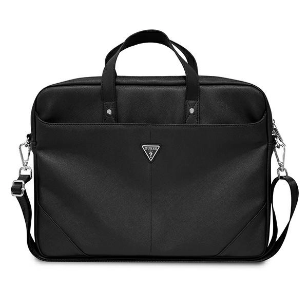 Guess Saffiano laptoptáska 16" fekete