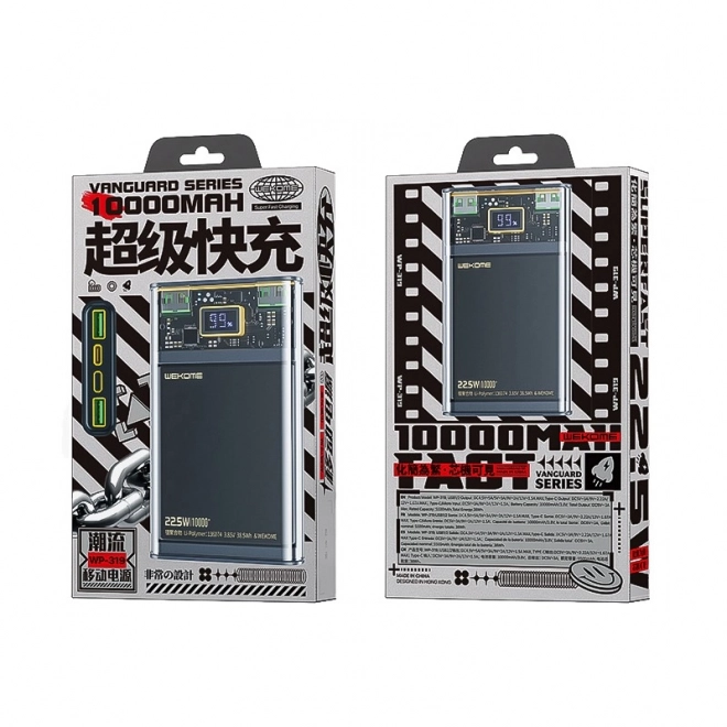 Powerbank 20000 mAh gyorstöltéssel PD 20W + QC 22,5W
