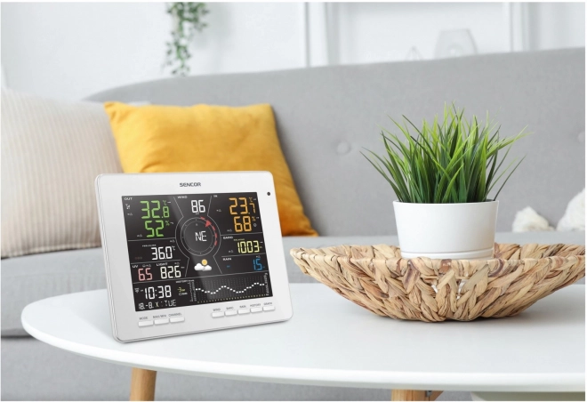 Professzionális okos WiFi meteorológiai állomás 7 az 1-ben érzékelővel