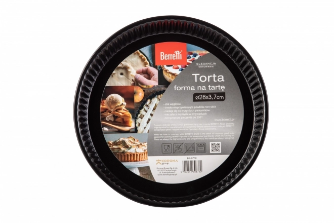 Berretti sütőforma tortákhoz, 28 cm