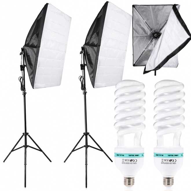 Softbox világítástechnika készlet fotóstúdióhoz