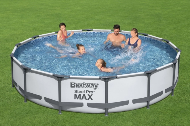 Medence Steel Pro MAX 427x84 14FT BESTWAY 3 az 1-ben + szivattyú + szűrő II