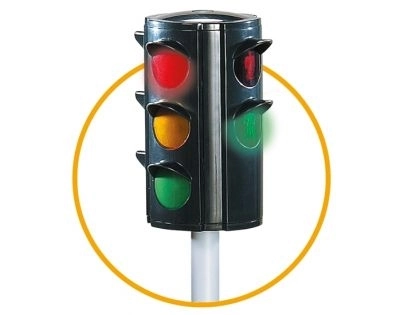 Gyerek közlekedési lámpa automatikus váltással