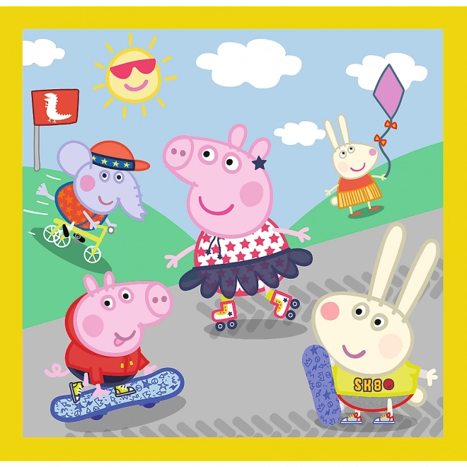 Peppa malac vidám napja 3 az 1-ben puzzle
