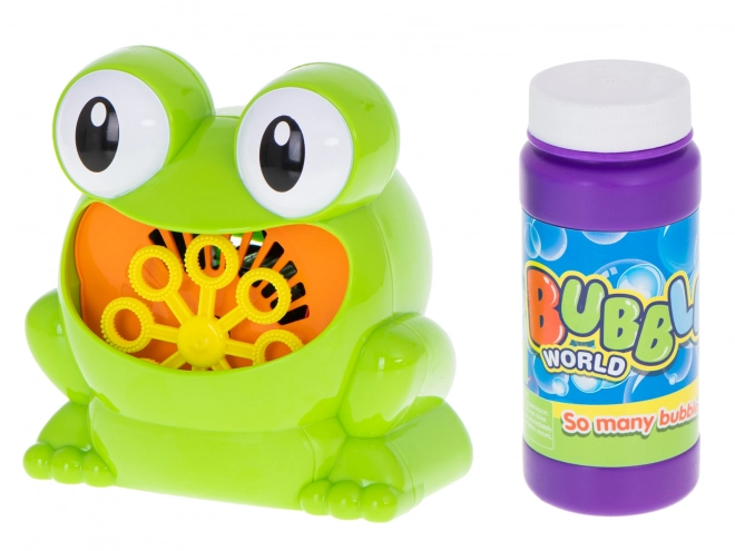 Buborékfújó béka automata gyermekek számára – Béka