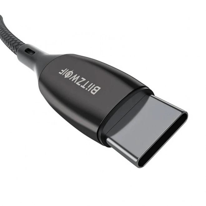 usb-c kábel kijelzővel 100w 1,8m blitzwolf