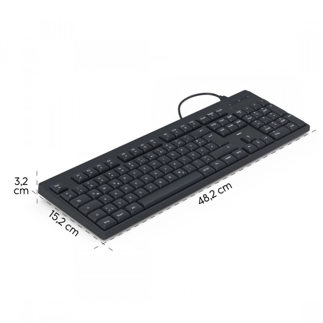 Hama CK-100 vezetékes billentyűzet fekete