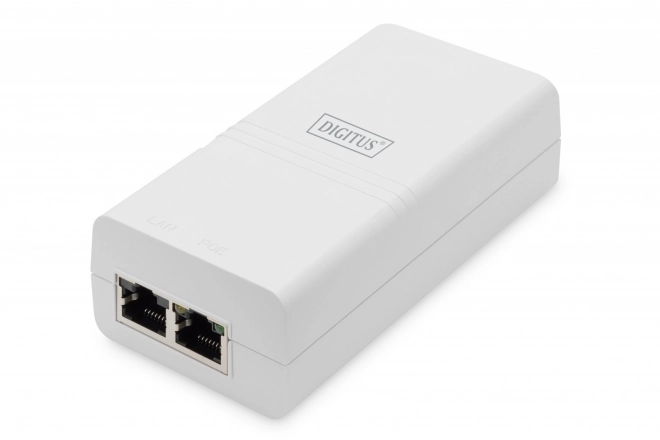 PoE adapter 802.3af, 48V 15.4W, gigabites 10/100/1000 Mbps, aktív, fehér