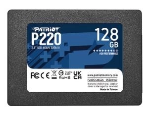 Nagy teljesítményű 128GB SSD Patriot P220