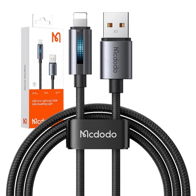 USB-A Lightning kábel villogó fénnyel - McDodo